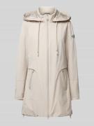 Betty Barclay Jacke mit Zweiwege-Reißverschluss in Kitt, Größe 38