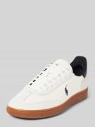 Polo Ralph Lauren Sneaker mit Schnürverschluss in Weiss, Größe 46