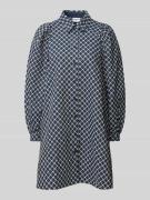 Jake*s Casual Minikleid mit durchgehender Knopfleiste in Jeansblau, Gr...