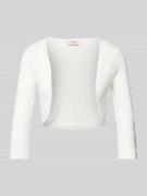 V.M. Bolero mit offener Vorderseite in Offwhite, Größe 42