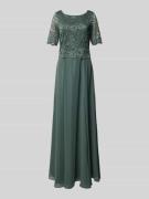 Vera Mont Abendkleid mit Ausbrenner-Effekt in Gruen, Größe 48