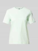 Pieces Regular Fit T-Shirt aus reiner Baumwolle Modell 'RIA' in Mint, ...