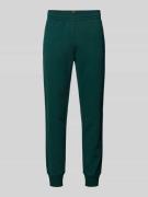 Superdry Sweatpants mit Label-Stitching in Bottle, Größe L