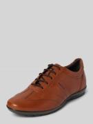 Geox Derby mit Label-Detail Modell 'Symbol' in Cognac, Größe 40