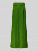 Lanius Wide Leg Stoffhose mit elastischem Bund in Gruen, Größe 34