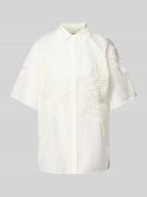 Copenhagen Muse Regular Fit Blusenshirt mit Lochstickerei Modell 'MOLL...