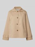 LOLLYS LAUNDRY Jacke mit Leistentaschen Modell 'Viola' in Beige, Größe...