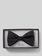 Blick Fliege aus reiner Seide Modell 'JERMYN' in Black, Größe 1