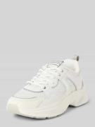 Marc O'Polo Low Top Sneaker mit Leder-Anteil in Weiss, Größe 38