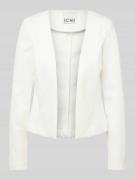 ICHI Regular Fit Blazer mit offener Vorderseite Modell 'KATE' in Weiss...