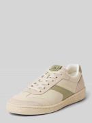 Marc O'Polo Low Top Sneaker aus edlem Rindleder in Offwhite, Größe 36