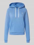 Polo Ralph Lauren Hoodie mit Label-Stitching in Blau, Größe S