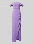 Vera Wang Bride Abendkleid mit gelegten Falten Modell 'BORIE' in Viole...