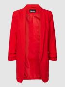 Pieces Blazer mit Schalkragen in Hellrot, Größe M