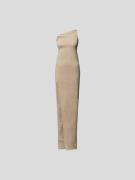 Rick Owens Maxikleid mit Applikation in Beige, Größe L