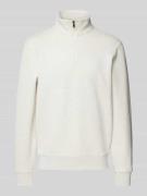 Polo Ralph Lauren Sweatshirt mit Logo-Stitching in Offwhite, Größe L