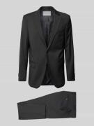 Pierre Cardin Slim Fit Anzug aus Schurwolle Modell 'GRANT' in Black, G...