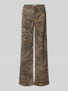 Gang Stoffhose mit 5-Pocket-Design Modell 'Carlotta' in Hellbraun, Grö...