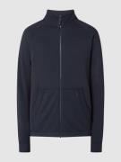 Jockey Sweatjacke mit Stehkragen in Dunkelblau, Größe L
