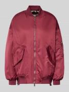 miss goodlife Bomberjacke mit Zweiwege-Reißverschluss in Bordeaux, Grö...