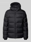 Gant Steppjacke mit Label-Patch in Black, Größe L