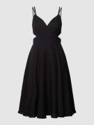 Luxuar Cocktailkleid mit Cut Out in Black, Größe 42
