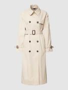 Tommy Hilfiger Trenchcoat mit Taillengürtel in Sand, Größe 42