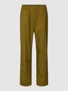 Marc O'Polo Stoffhose in verkürzter Passform in Khaki, Größe 36