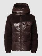 SAVE THE DUCK Steppjacke mit Label-Detail Modell 'ASTERS' in Dunkelbra...