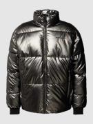 Pegador Steppjacke mit Stehkragen Modell 'SOLIN GLOSSY' in Anthrazit, ...
