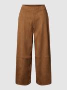 MM Hose in Leder-Optik Modell 'ALBORE' in Camel, Größe S