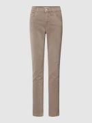 Angels Skinny Fit Jeans im 5-Pocket-Design in Taupe, Größe 44/28