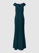 Christian Berg Cocktail Abendkleid mit Herz-Ausschnitt in Lagune, Größ...