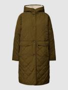 Esprit Steppmantel mit Eingrifftaschen in Khaki, Größe XL