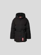 Kenzo Steppjacke mit Label-Patch in Black, Größe S