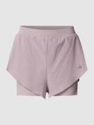 Adidas Training Sweatshorts mit elastischem Bund in Rose, Größe L