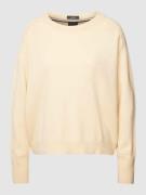 BOSS Strickpullover aus reinem Kaschmir t Modell 'Faranza' in Hellgelb...