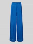 Jake*s Cocktail Hose aus Satin in unifarbenem Design in Blau Melange, ...