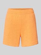 Jake*s Casual Sweatshorts mit elastischem Bund in Apricot, Größe S