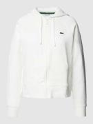 Lacoste Sport Hoodie mit Kapuze und unifarbenem Design in Offwhite, Gr...