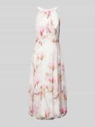 Christian Berg Cocktail Cocktailkleid mit floralem Muster in Ecru, Grö...
