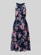 Christian Berg Cocktail Cocktailkleid mit floralem Muster in Dunkelbla...