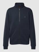 BOSS Orange Sweatjacke mit Reißverschluss in Dunkelblau, Größe L
