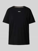 BOSS T-Shirt mit Label-Print in Black, Größe L