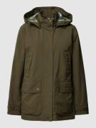 Barbour Jacke mit aufgesetzten Pattentaschen Modell 'Clyde' in Oliv, G...