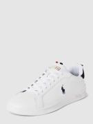 Polo Ralph Lauren Sneaker aus Leder-Mix in Weiss, Größe 40