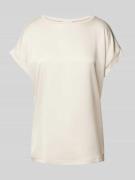 Christian Berg Woman T-Shirt aus Satin in Sand, Größe 34