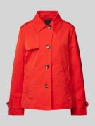 Fuchs Schmitt Trenchcoat mit Umlegekragen in Rot, Größe 38