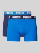 PUMA Trunks mit Label-Detail im 2er-Pack in Royal, Größe S