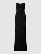 Mascara Abendkleid mit Raffungen in Black, Größe 44